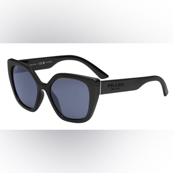 ?PRADA??NWT?PR 24XS in Black & Polarized Grey lenses main image 9